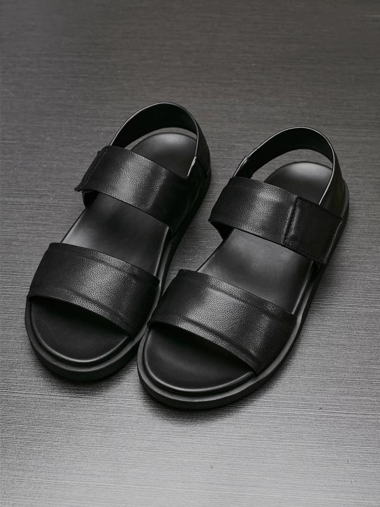 Importé - Chaussure Sandales En Cuir