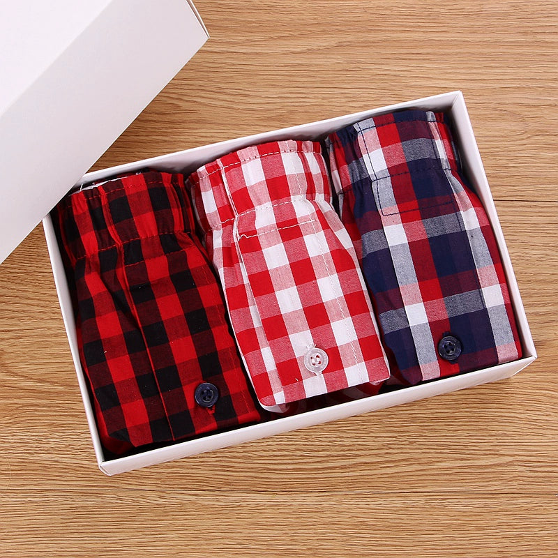 Importé - Lot 3 Boxers Sport Homme Pur Coton