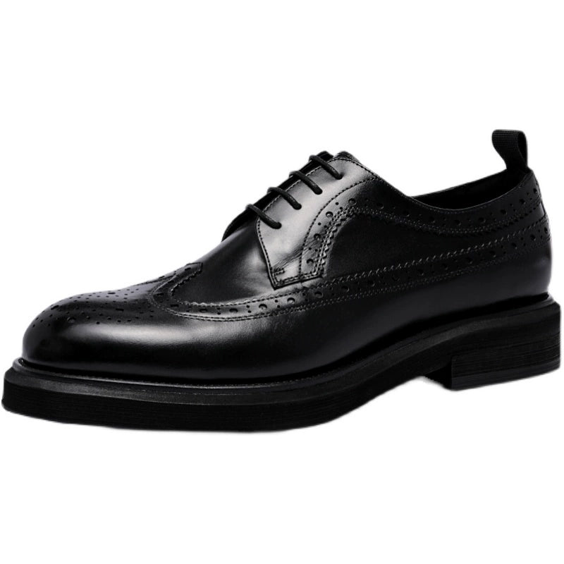 Importé - Mocassin Homme Cuir Richelieu Britannique Semelle Large