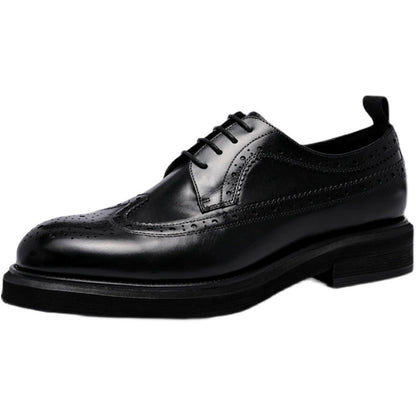 Importé - Mocassin Homme Cuir Richelieu Britannique Semelle Large