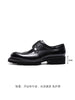 Importé - Chaussure Homme Derby En Cuir Verni Style Britanniques