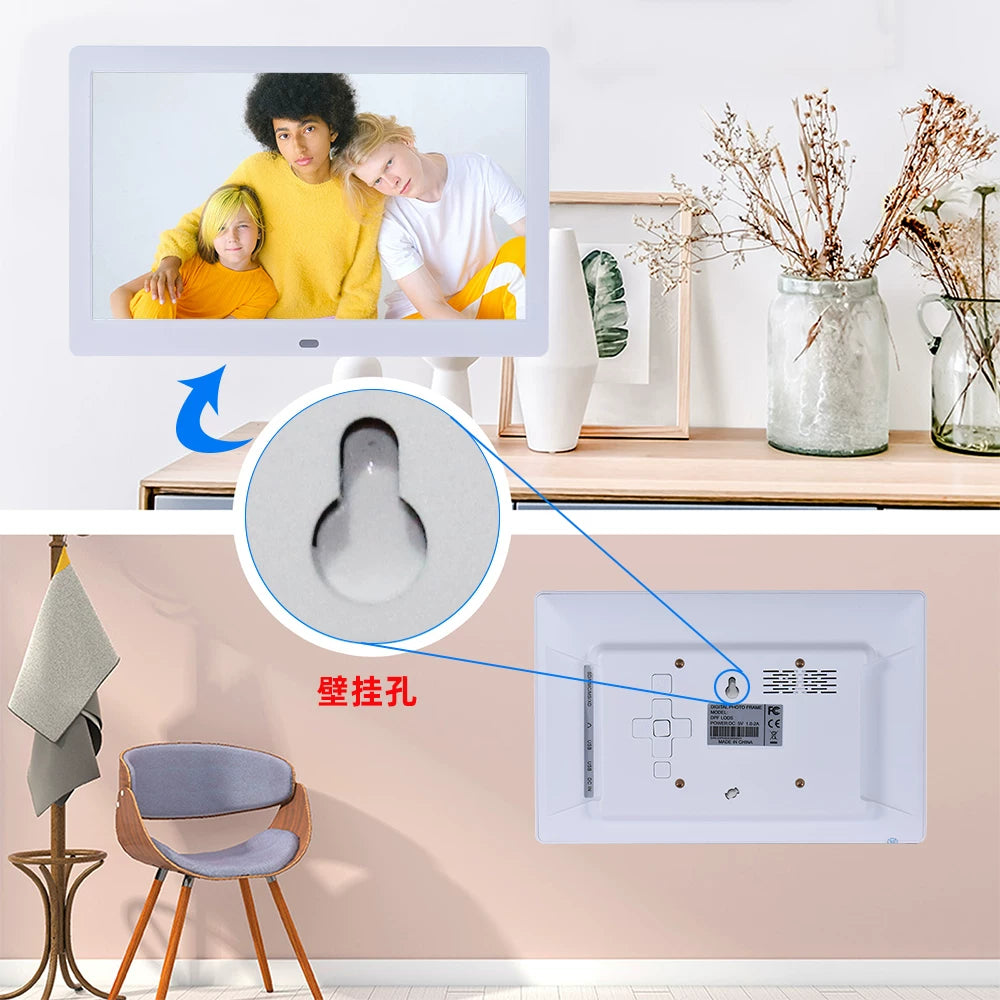 Importé - Cadre Photo Numérique haute Définition de 7" à 15"