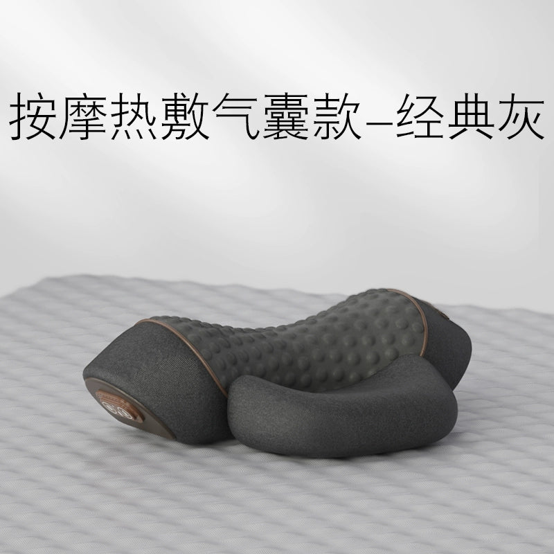Importé - Oreiller Cervical Cylindrique Avec Thermothérapie Pour Soutenir La Colonne Vertébrale