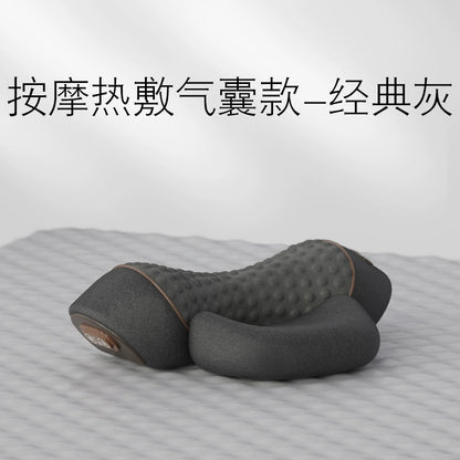 Importé - Oreiller Cervical Cylindrique Avec Thermothérapie Pour Soutenir La Colonne Vertébrale