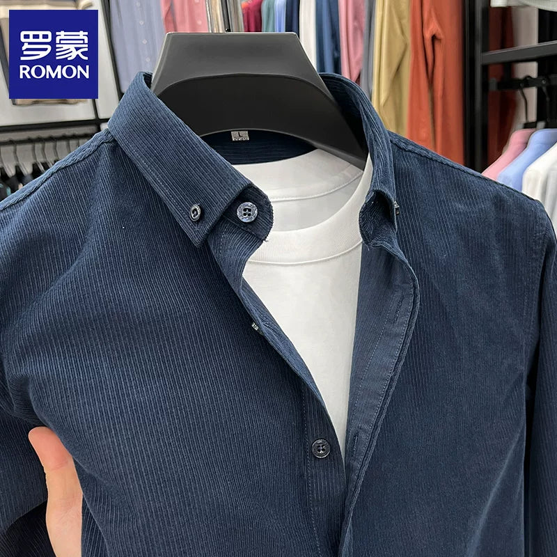 Importé - Chemise Oxford  Homme Manches Longues Pur Coton