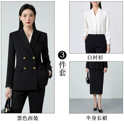 Importé - Ensemble Tailleur Femme 2-3 Pièces Slim Fit Premium
