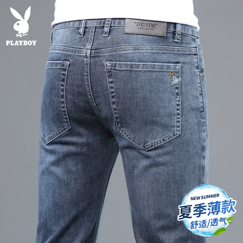 Importé - Playboy Pantalon Slim Fit Homme Jean Stretch