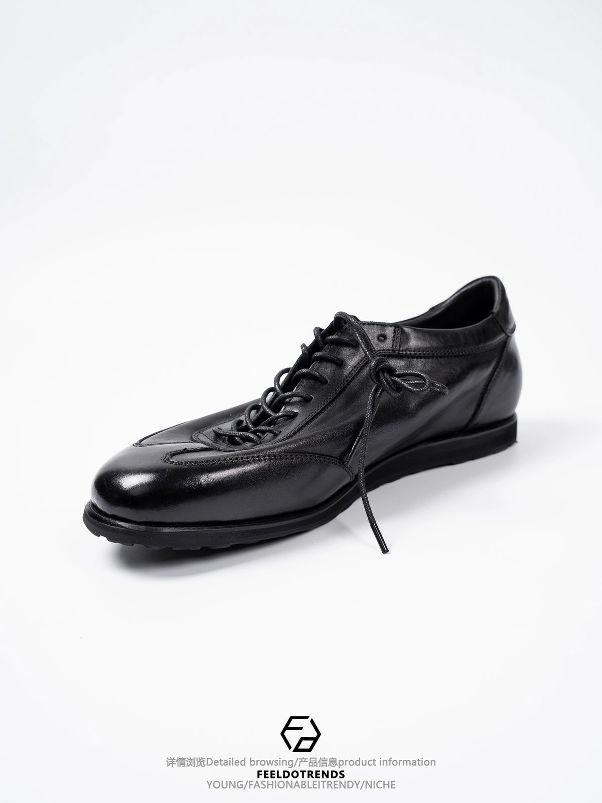 Importé - Chaussure Homme Mocassin Cuir Compensé