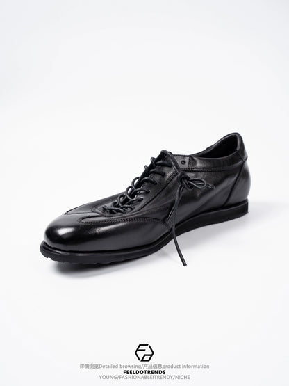 Importé - Chaussure Homme Mocassin Cuir Compensé