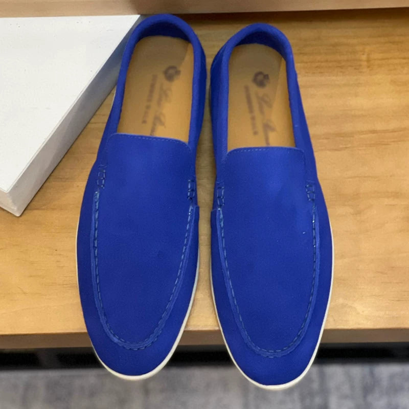 Importé - Chaussure Homme Moccasin Cuir Daim