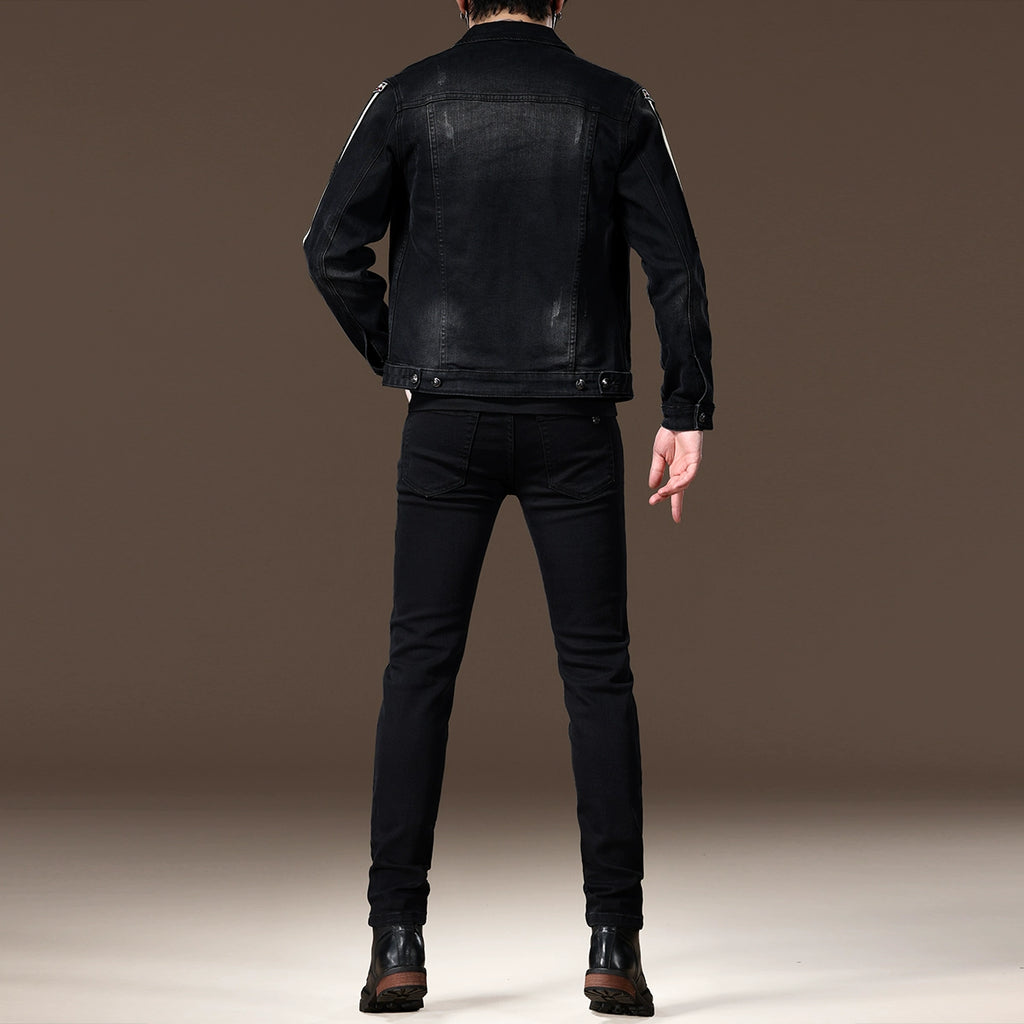 Importé - Ensemble Jacket Homme En Jean Slim Fit