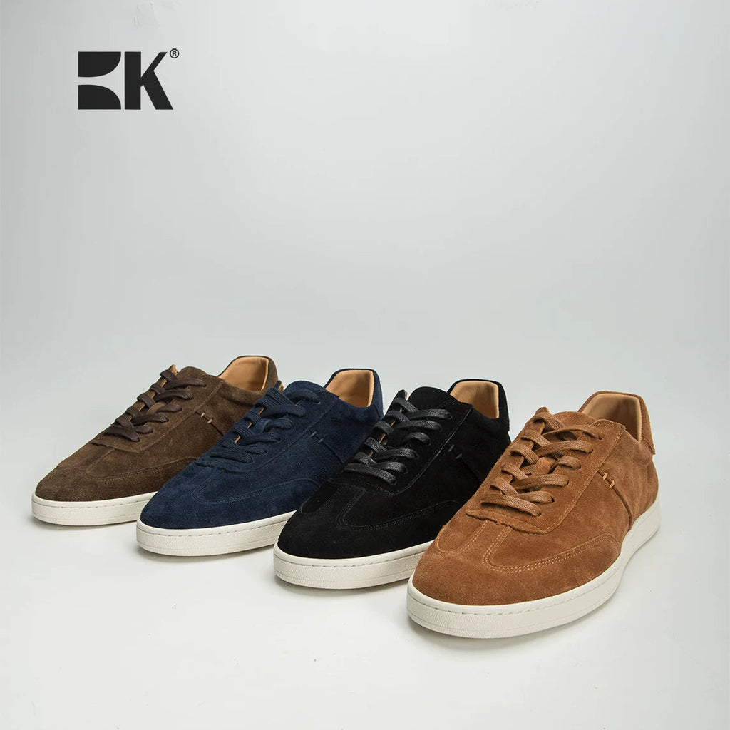 Importé - Chaussure Sneakers Homme Cuir Daim Véritable