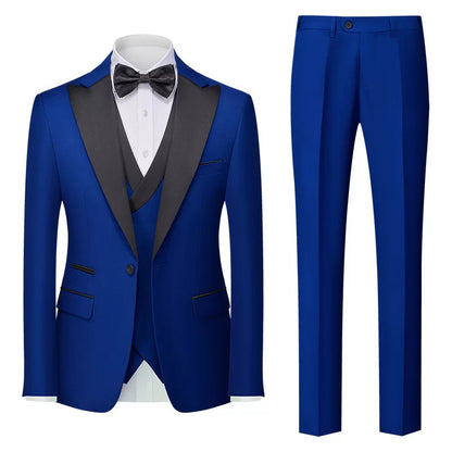 Importé - Ensemble Smoking Costume Homme Style Britannique 3 Pièces