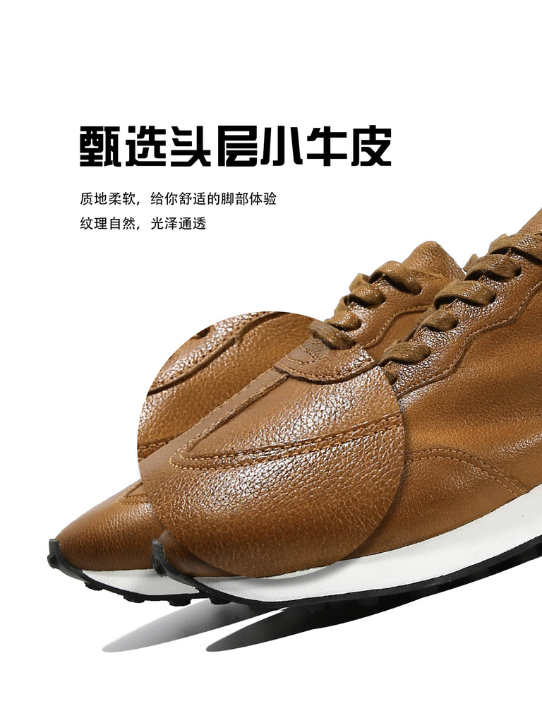 Importé - Chaussure Sneakers Homme Cuir Véritable