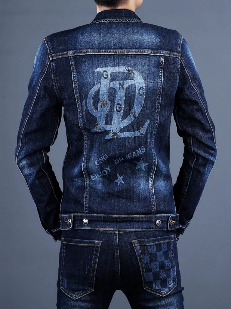 Importé - Ensemble Jacket Homme Slim Fit En Stretch