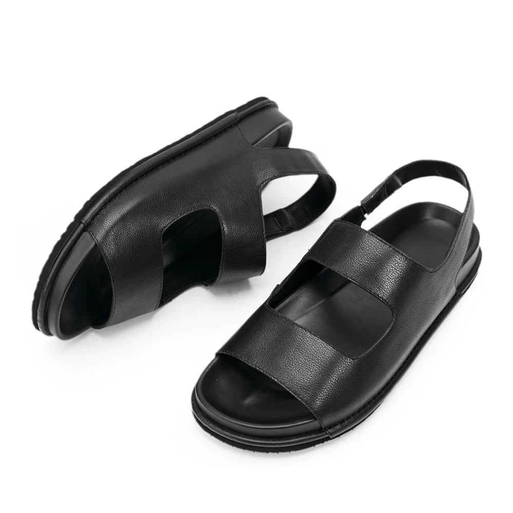 Importé - Chaussure Sandales En Cuir Décontractées