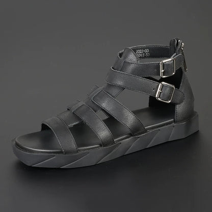 Importé - Chaussure Mixtes Sandales Lanières Montantes