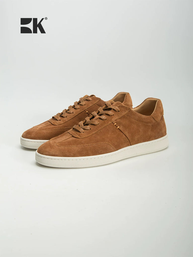 Importé - Chaussure Sneakers Homme Cuir Daim Véritable
