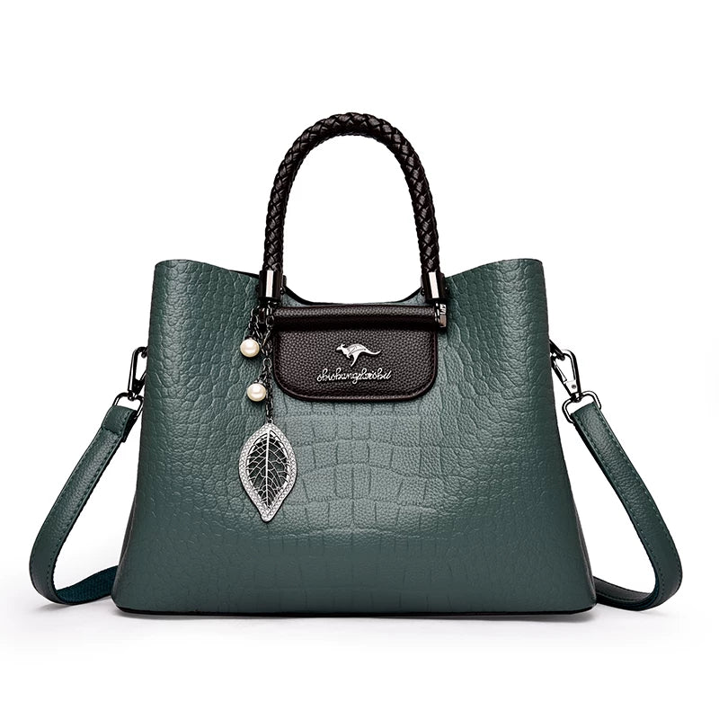 Importé - Sac À Mains Femme En Cuir PU A Motif Croco