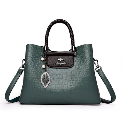 Importé - Sac À Mains Femme En Cuir PU A Motif Croco