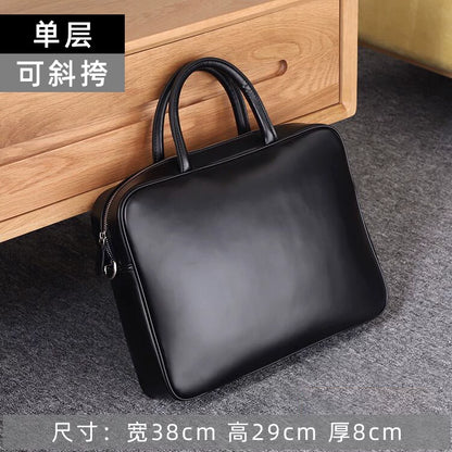 Importé - Sac Premium Cuir Lisse Pour PC Ordinateur 14''