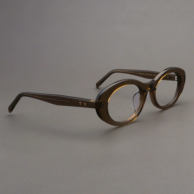 Importé – Monture Lunettes Mixte Ovales Style Rétro