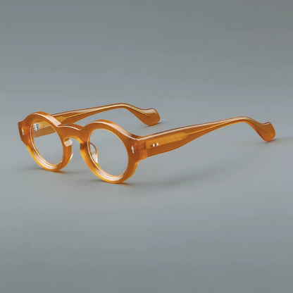 Importé – Monture Ronde Style Rétro Lunettes Mixte