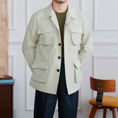 Importé - Veste Jacket Homme Décontracté Sur-Chemise