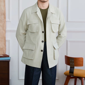 Importé - Veste Jacket Homme Décontracté Sur-Chemise