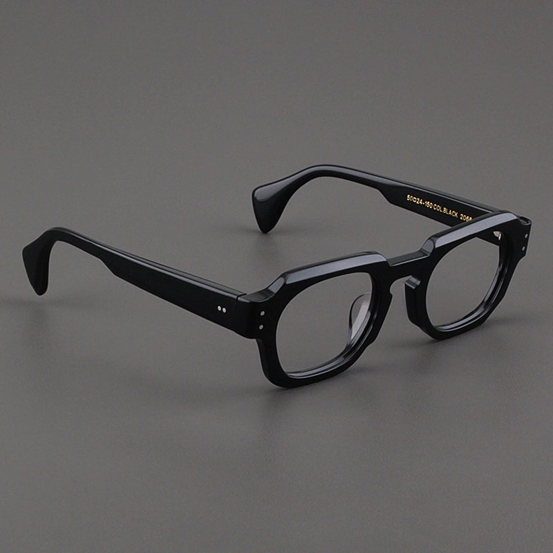 Importé – Monture Large Lunettes Rétro Mixte