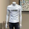 Importé -  T-Shirt Homme Manches  Courtes Tendance 100% Coton