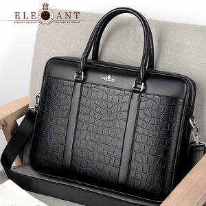 Importé - Sac Premium Cuir Gaufré Pour PC Ordinateur 14''