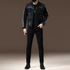 Importé - Ensemble Jacket Homme En Jean Slim Fit