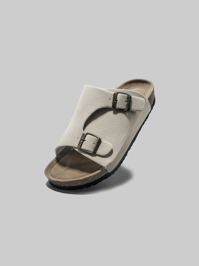 Importé - Sandale Homme Décontracté Pantoufles En Cuir