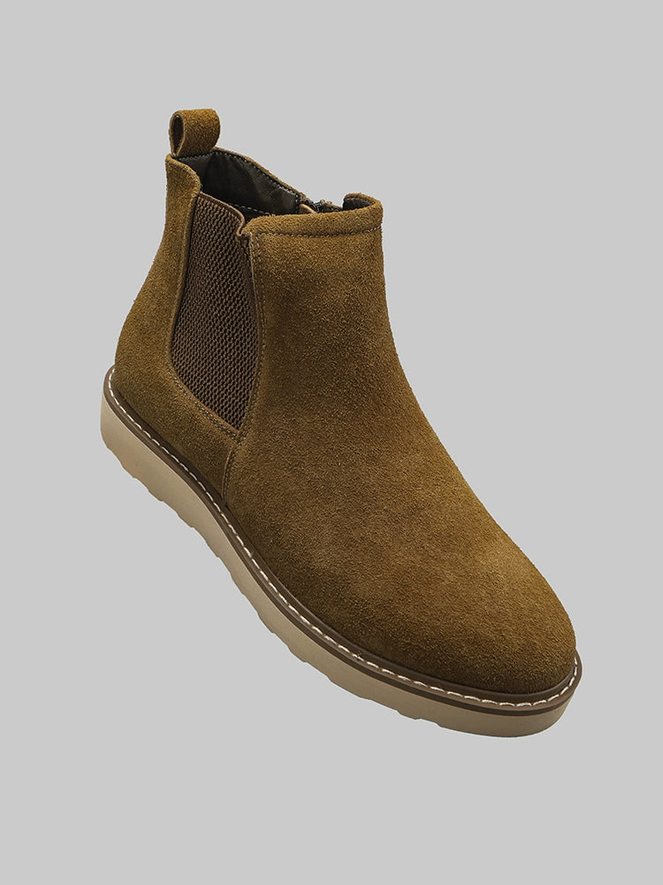 Importé - Chaussure Homme Bottes Chelsea Style Rétro 100% Cuir