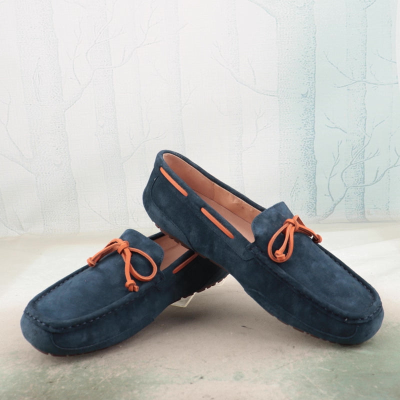 SOLDÉ - Mocassins Tod's Cuir Daim Bleu - RESTE 1