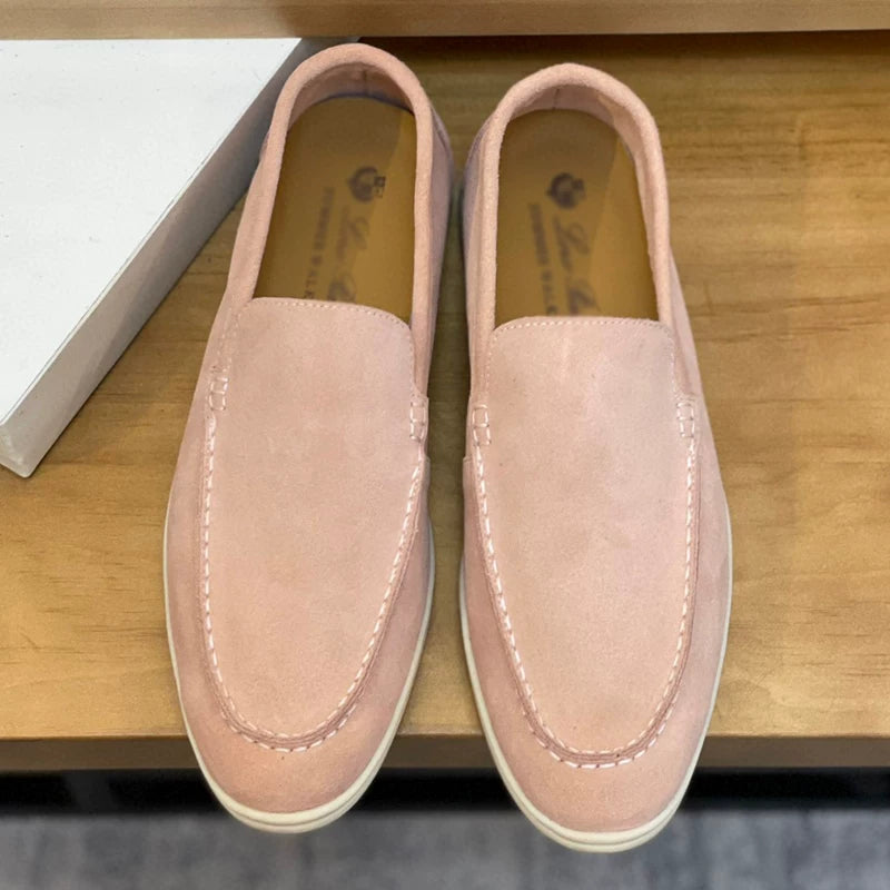 Importé - Chaussure Homme Moccasin Cuir Daim