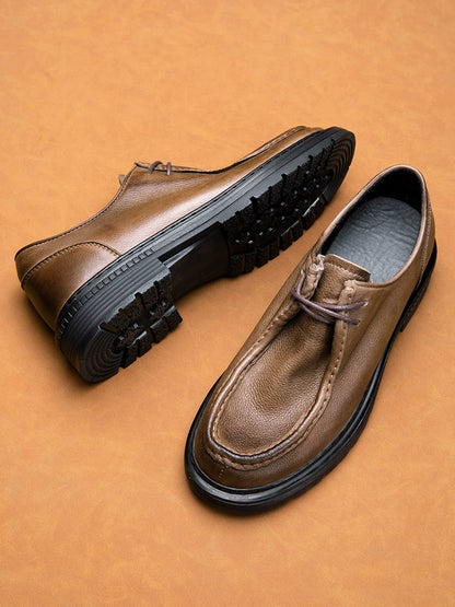 Importé - Chaussure Homme Britannique Rétro Décontractées Bottes 100% Cuir