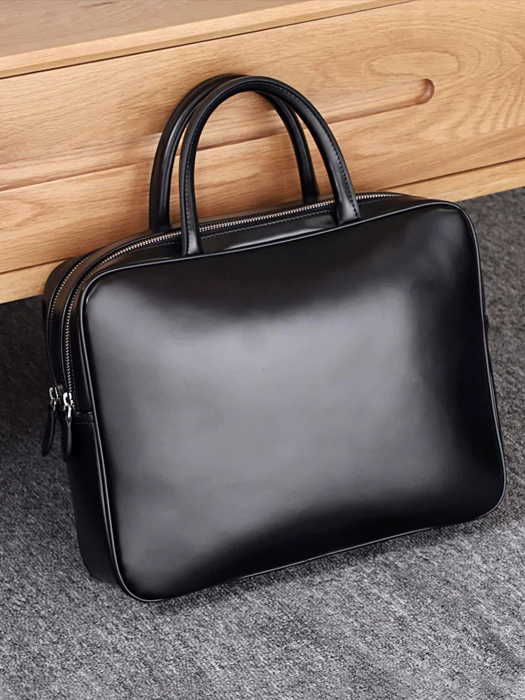 Importé - Sac Premium Cuir Lisse Pour PC Ordinateur 14''