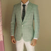Importé - Blazer Veste Homme Décontracté A Carreaux Tendance