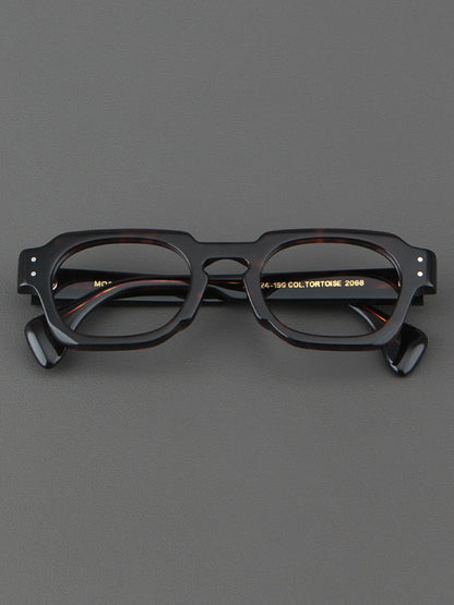 Importé – Monture Large Lunettes Rétro Mixte