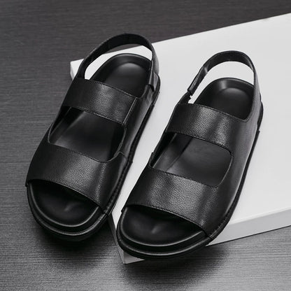 Importé - Chaussure Sandales En Cuir Décontractées