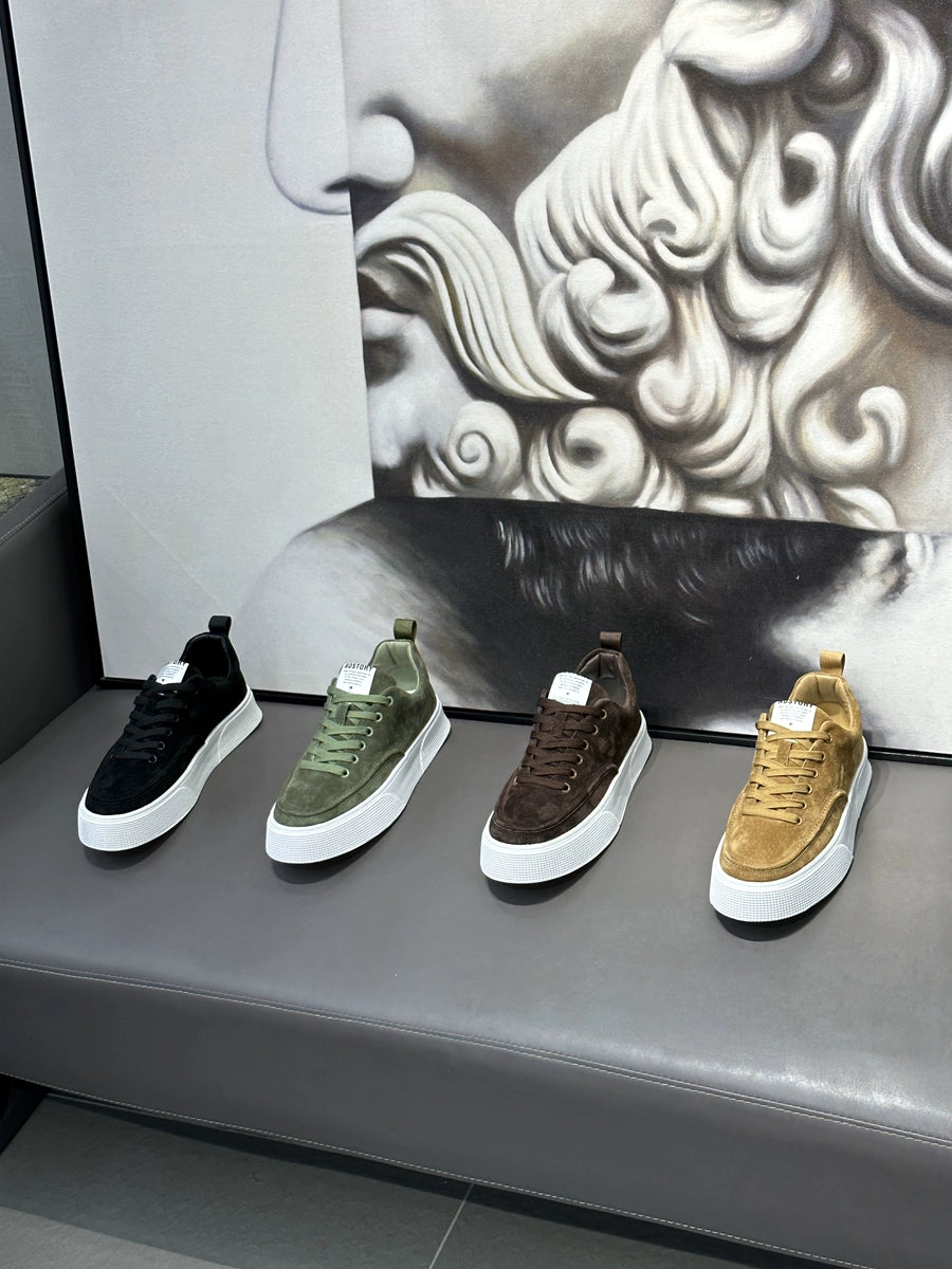 Importé - Chaussure Homme Cuir Nubuck Baskets Sport