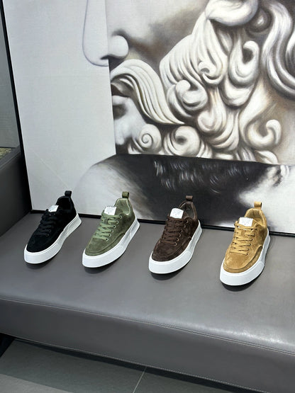 Importé - Chaussure Homme Cuir Nubuck Baskets Sport