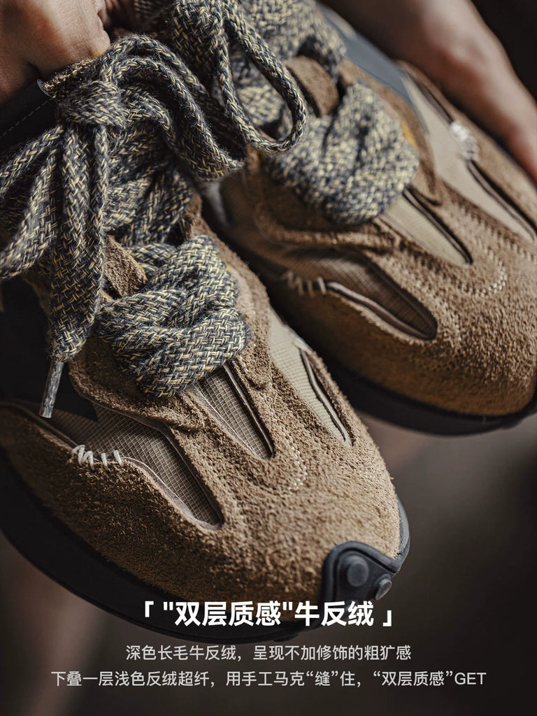 Importé - Chaussure Sneakers Forrest Gump Mixte Rétro Cuir