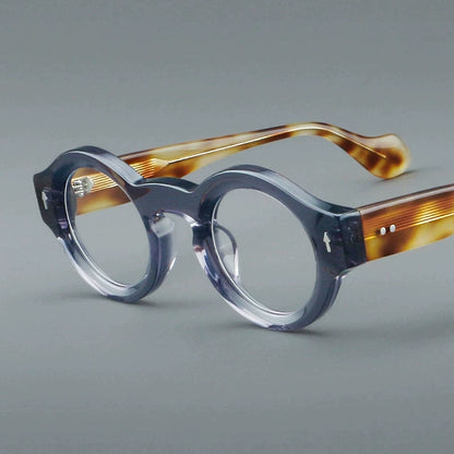 Importé – Monture Ronde Style Rétro Lunettes Mixte