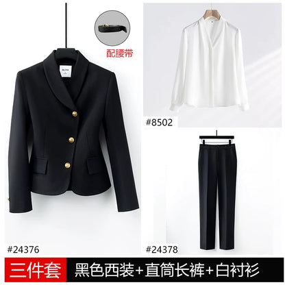 Importé - Ensemble Tailleur Femme 2-3 Pièces Slim Fit Premium