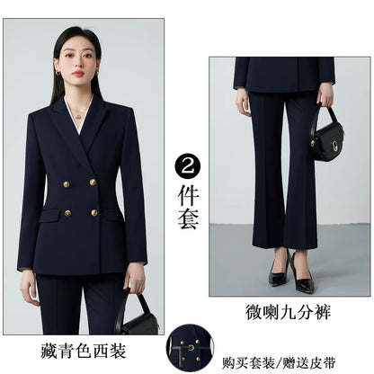 Importé - Ensemble Tailleur Femme 2-3 Pièces Slim Fit Premium