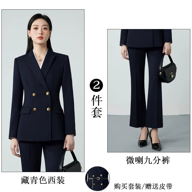 Importé - Ensemble Tailleur Femme 2-3 Pièces Slim Fit Premium