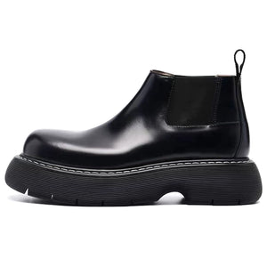 Importé - Chaussure Homme Bottines Britannique À Gaine En Cuir Véritable